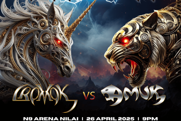Konsert Kasi Gegar! Cromok vs Amuk: Dua Gergasi Rock Bersatu di N9 Arena Nilai