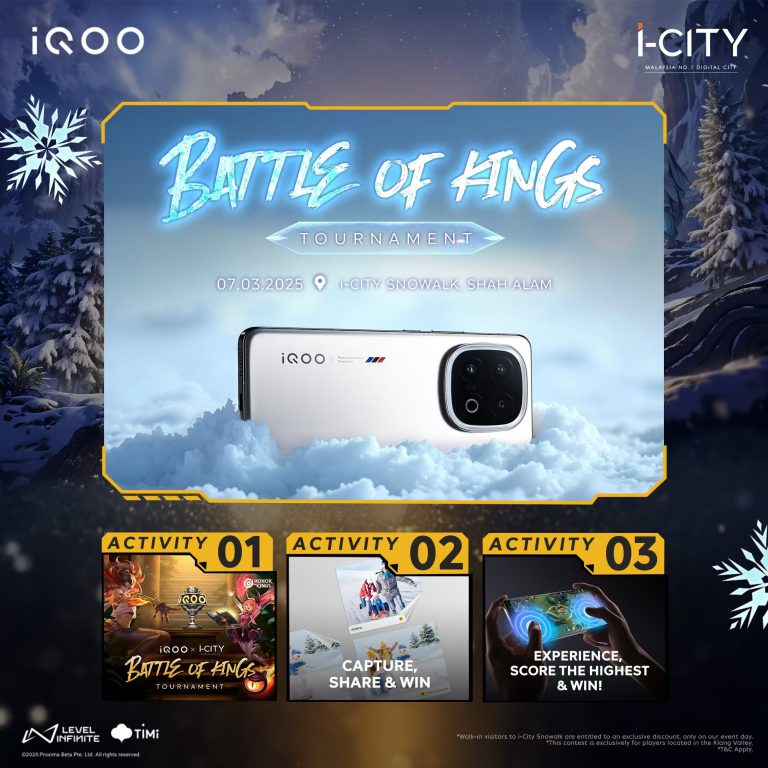 iQOO 13 Brings an Icy E-Sports Adventure to i-City SNOWALK
