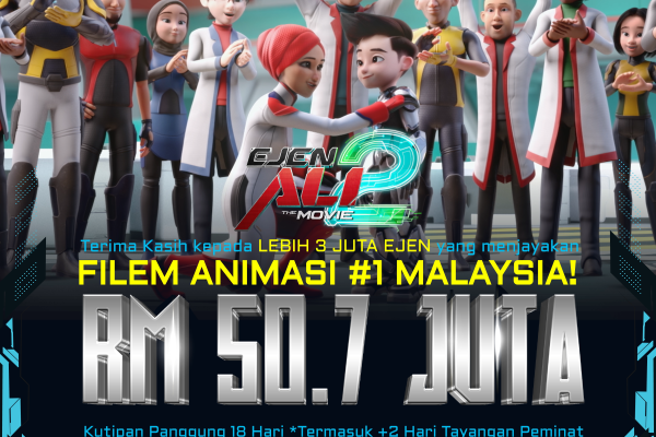 Ejen Ali 2 Meletup lagi! RM50.7 Juta Dah Kumpul!
